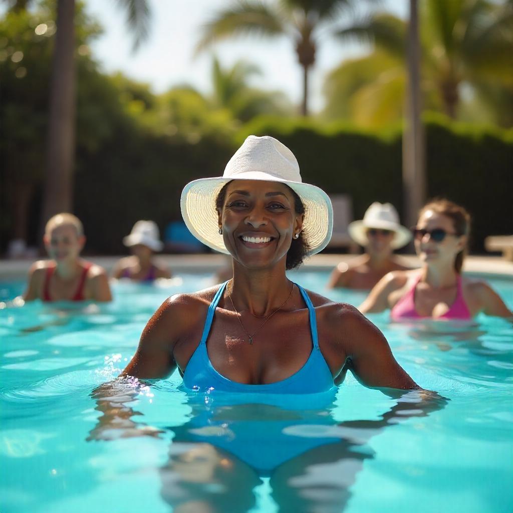 Aqua fitness klasse ved Ecozenith